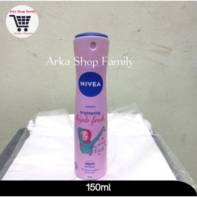 NIVEA Hijab Fresh Deodorant Brightening Spray 150ml Deodoran Semprot