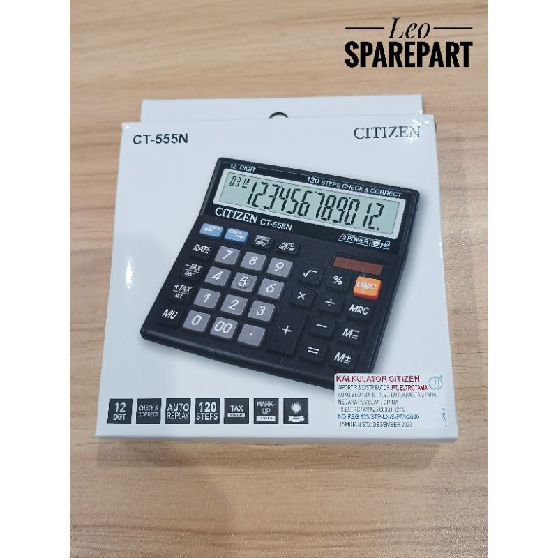 

Kalkulator citizen ct 555n