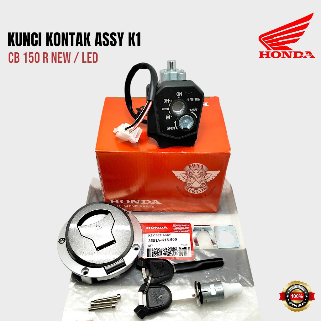 Kunci Kontak Honda CB150R New CB 15 R Led Set Komplit Original Kunci Kontak K15 Keyset CB150R