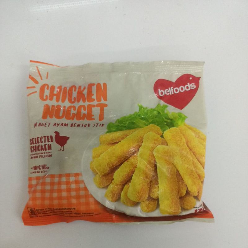 

Chicken nugget/Nugget ayam bentuk stik 170gr