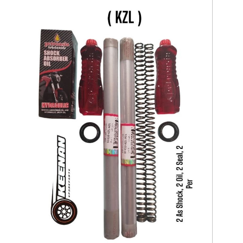 Paket As Shock Depan ( KZL ) Untuk Motor : Beat Fi, Beat Street, Beat eSP, Scoopy Fi, Scoopy eSP, Sp