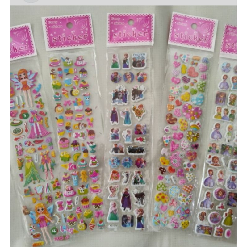 

J ( J16 ) STIKER KARAKTER KARTUN TIMBUL / STICKER MOTIF LUCU / DEKORASI