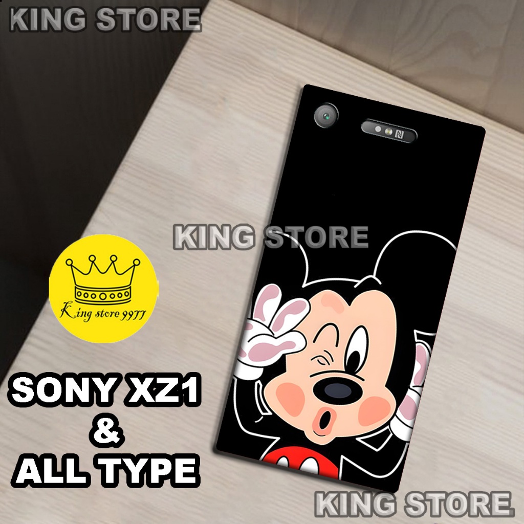(KS3)  Softcase karet untuk SONY XZ1 Motif gambar karakter Lucu/casing SONY XZ1 terbaru/kesing hp/si