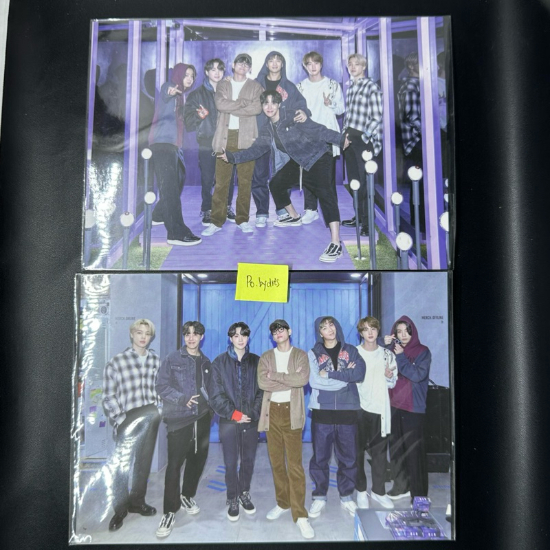 [READY STOCK] POSTCARD BTS POP UP SPECIAL GIFT MOTS MAP OF THE SOUL ARMY BOMB FRONT BLUE DOOR OFFICI