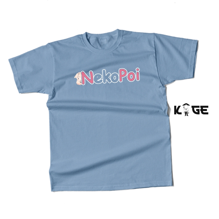Kaos Atasan NEKOPOI LOGO ANIME - Kaos Anime Murah BERGAYA STORE
