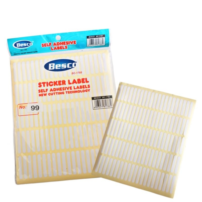 

Label Putih Besco No.99/Label Undangan/Label Kertas/Label Murah isi 7 lembar