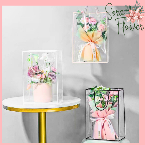 

Paper Bag Mika LINE Tas Bouquet Flower Goodie Bag Hampers U14