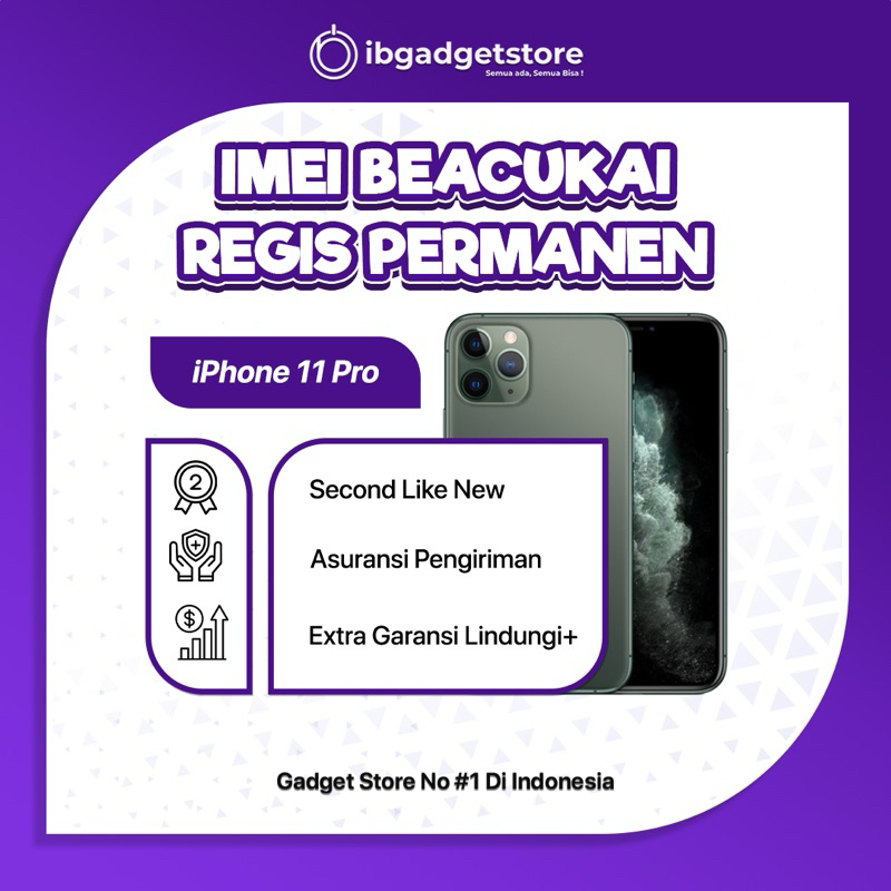 IP 11 PRO Imei BC Regis Permanen Like New Bergaransi