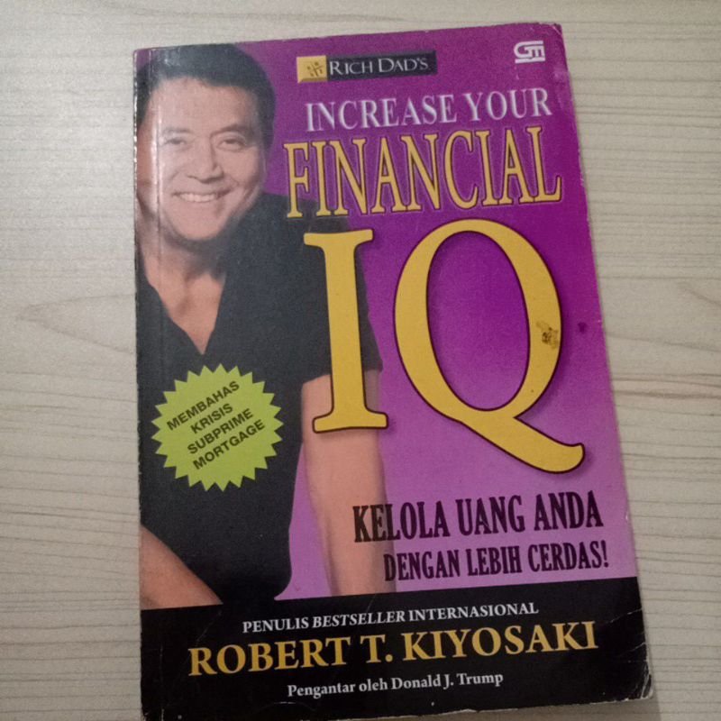 BUKU INCREASE YOUR FINANCIAL IQ OLEH ROBERT T KIYOSAKI