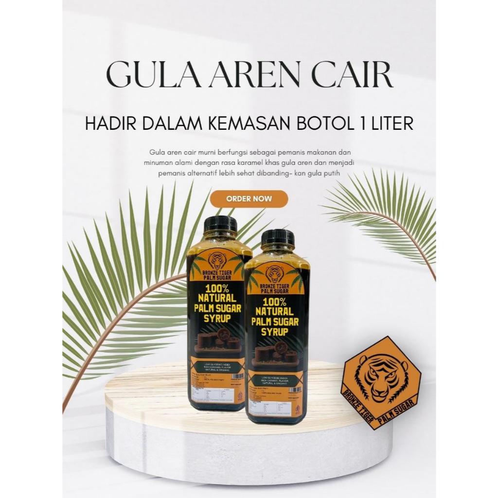

Bronze Tiger Palm Sugar Syrup 1L/ Sirup Gula Aren kemasan botol 1Liter
