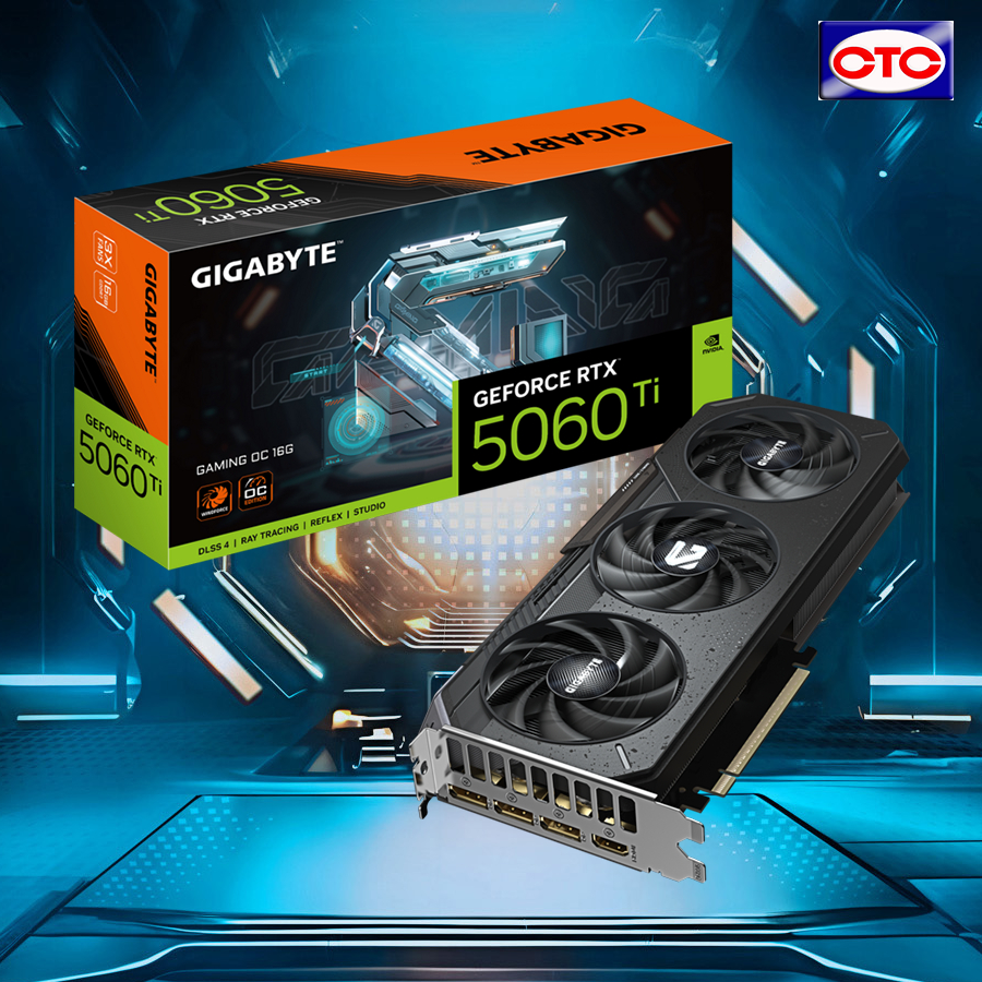GIGABYTE GeForce RTX 5060 Ti GAMING OC 16G - 16GB GDDR7