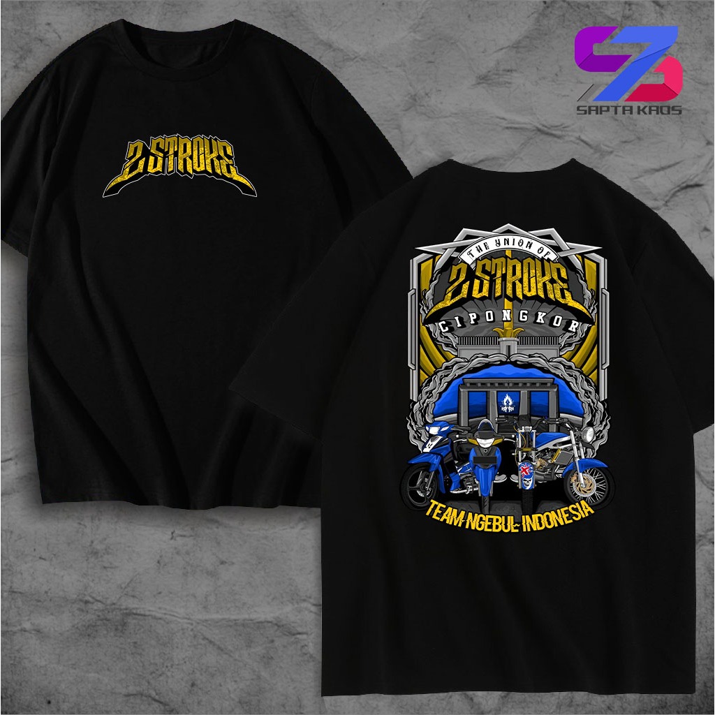 SPT392 KAOS RACING 2STROKE Tshirt 2STROKE TEAM NGEBULL KAOS 2STROKE COCOK UNTUK PRIA DAN WANITA