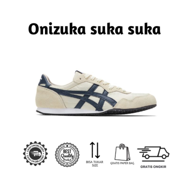 Sepatu Onitsuka Tiger Serrano Birch/Peacot
