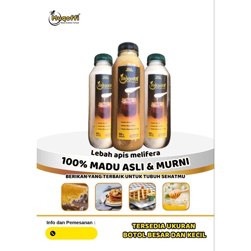 

Peningkat Imunitas Tubuh (ALAMI) Madu Terbaik / Madu Murni / Muqoffi / BJ / Berkah Jaya