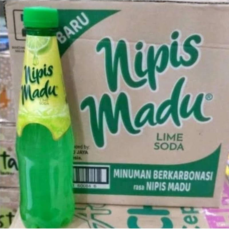 

Nipis Madu Lime Soda Minuman Berkarbonasi Rasa Jeruk Nipis Madu 1 Karton isi 12 Botol @ 330 ml