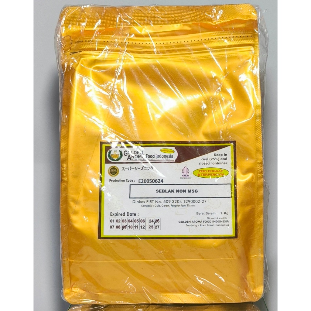 

Bumbu Tabur 1 Kg Rasa Seblak Non MSG - Cocok Untuk Aneka Snack, Ayam Shihlin, Penambah Rasa Aneka Makanan Dll, Enak Dan Halal. Kemasan Alumunium Zip Lock.
