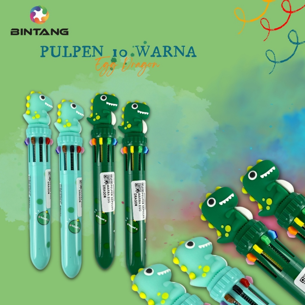 

PULPEN SEPULUH WARNA EGG DRAGON