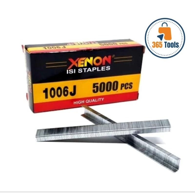 

Isi Staples Tembak Model U 1006J Merk XENON / Isi Steples Stapless Jok Motor