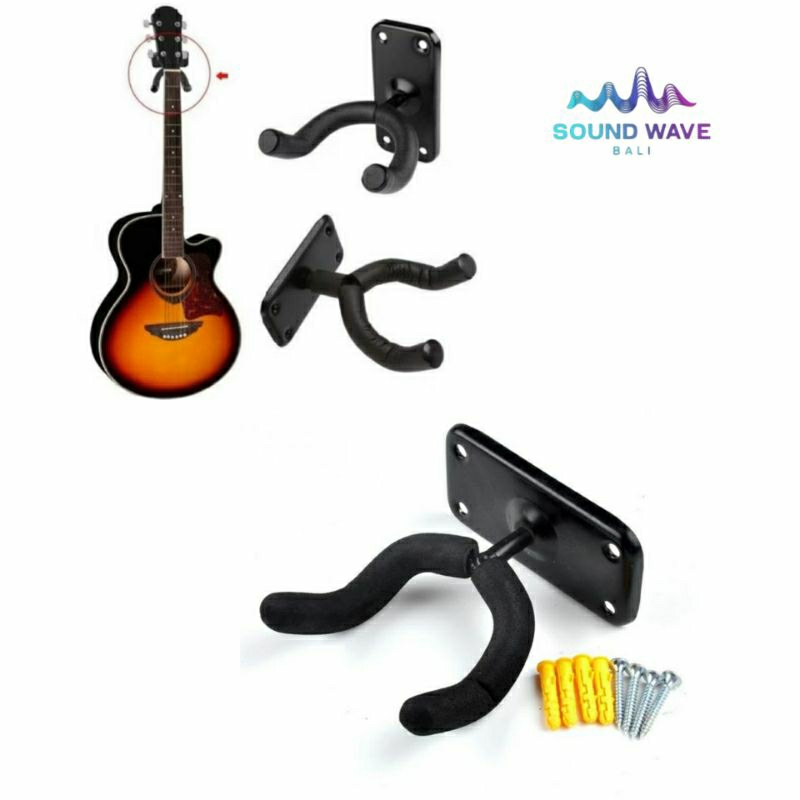 Hanger Gitar Logam / Stand Gitar Gantung Dinding Wall stand guitar gantungan gitar dinding