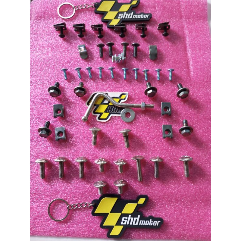 baut bodi Supra fit lama/ baut fullset body supra fit 2004-2007