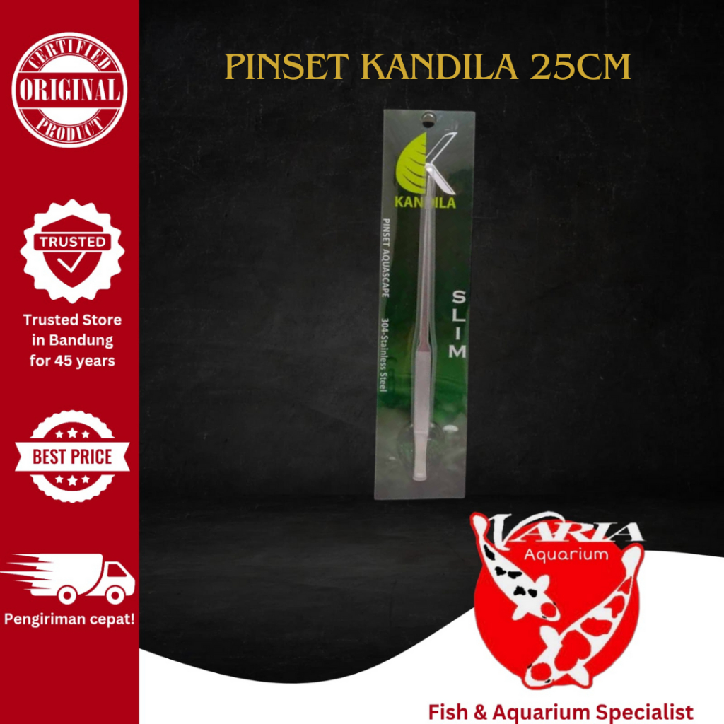 Pinset Aquarium Pinset Kandila Slim 25cm Pinset Aquascape