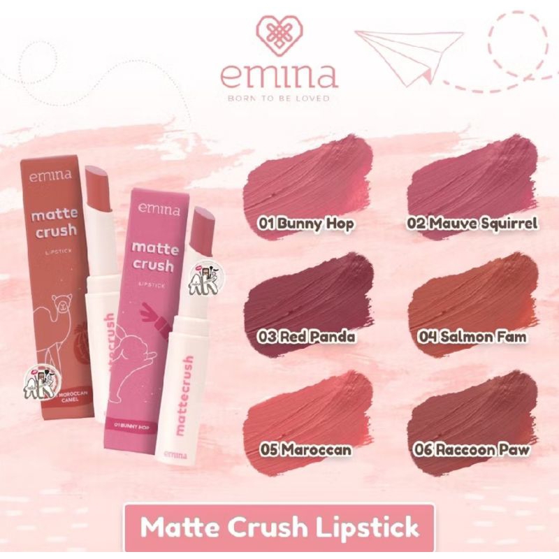 EMINA MATTE CRUSH LIPSTICK