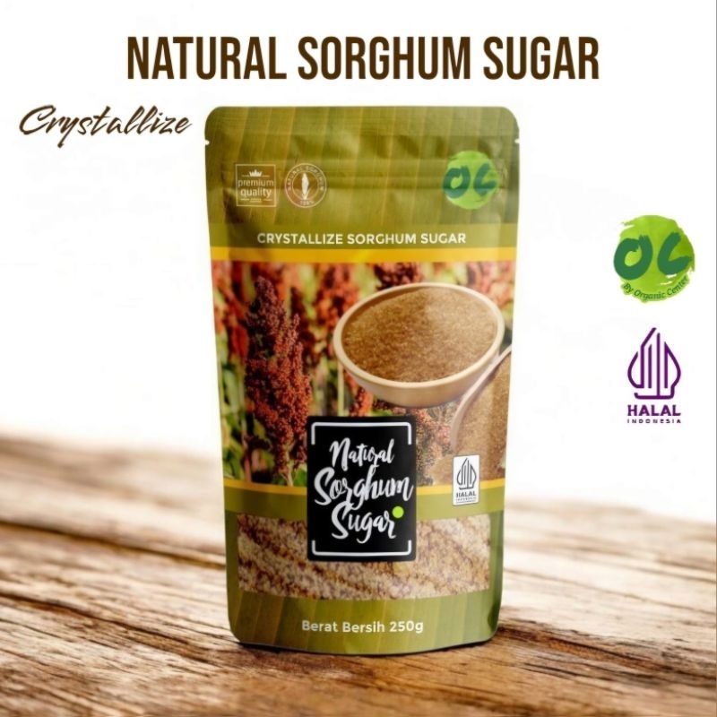 

GULA SORGHUM - 250gr | Natural Sorghum Sugar OC - Organic Center