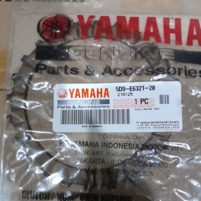KAMPAS KOPLING YAMAHA JUPITER Z ROBOT, VEGA ZR KODE PART 5D9-E6321-20 | 5D9-E6321-00 ORIGINAL