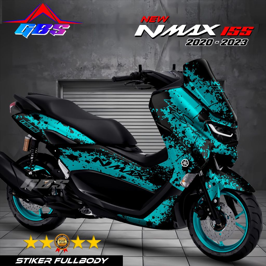 Decal Nmax 155 New 2020-2022 Fullbody Stiker Motor All New Nmax 155 Fullbody Variasi Modifikasi