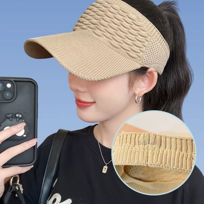 Topi Fashion murah Baseball Kosong Bahan Rajut Warna Polos untuk Pria / Wanita topi jilbab