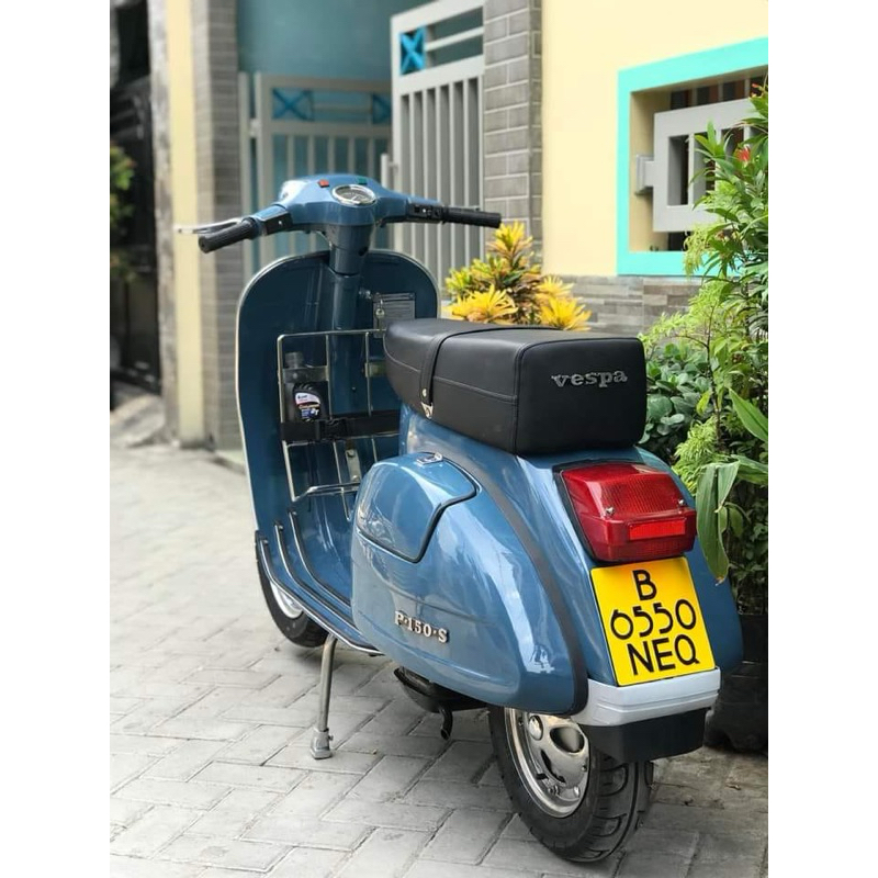 Plat Nomer Vespa Jadul Lawas Vintage | Plat nomor Vespa klasik.