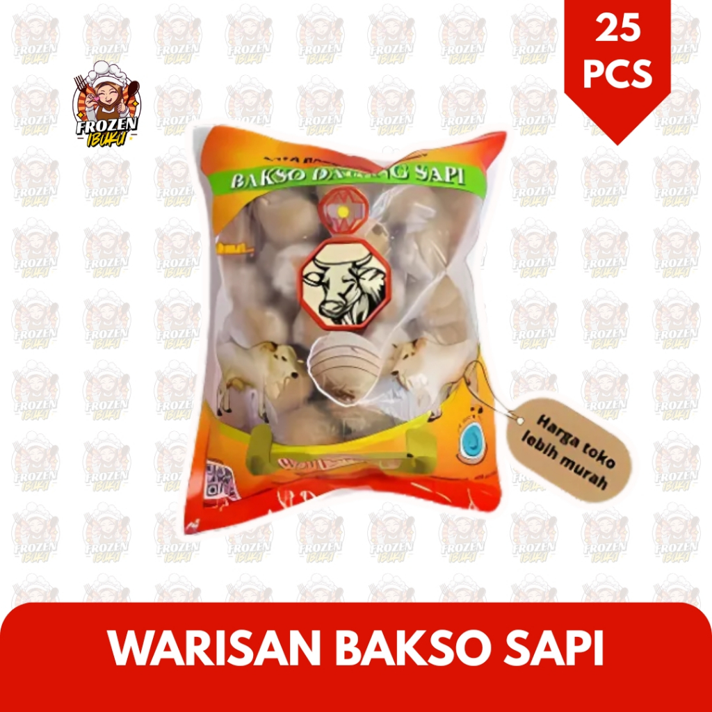 

BAKSO WARISAN SAPI ISI 25PCS