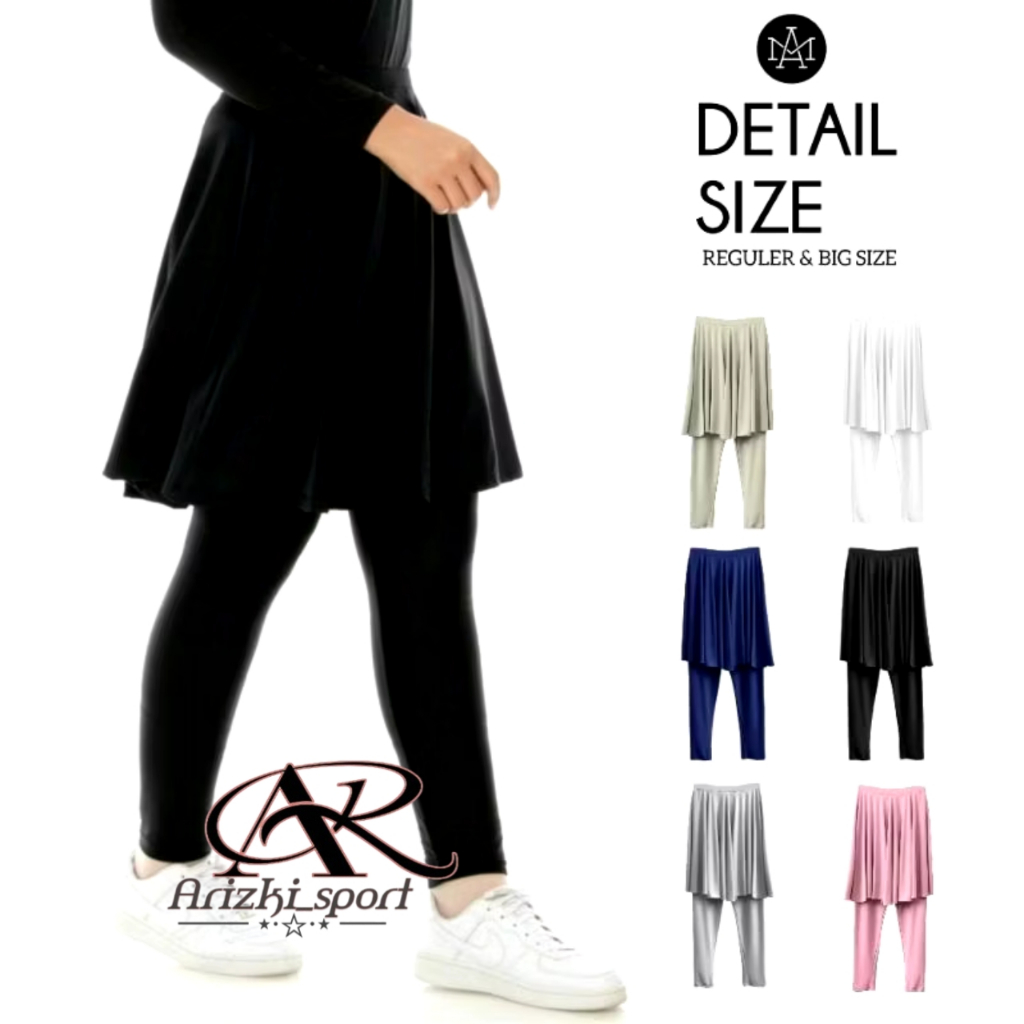 Legging Rok Olahraga Wanita / Rok Legging Olahraga wanita