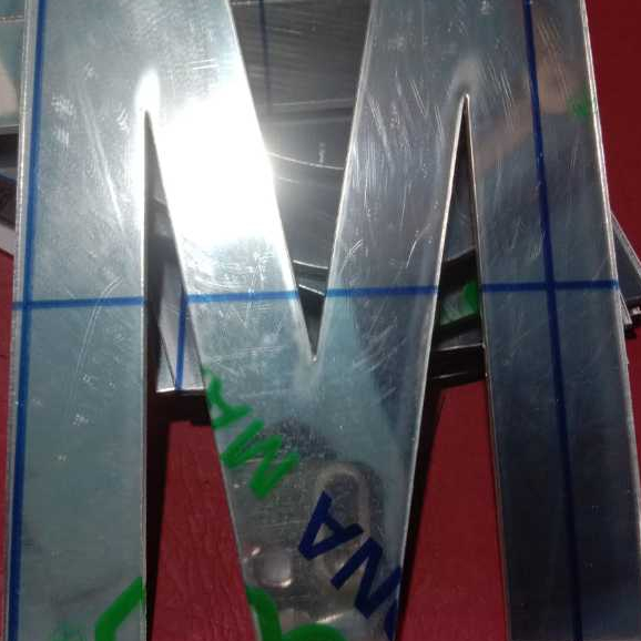 HURUF TIMBUL AKRILIK CUSTOM TINGGI 20cm AKRILIK TEBAL 2mm