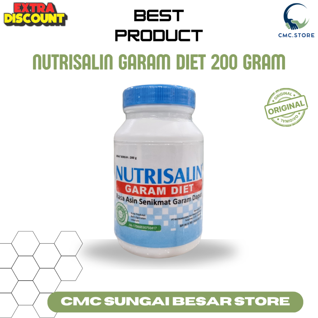 

Nutrisalin Garam Diet 200 Gram