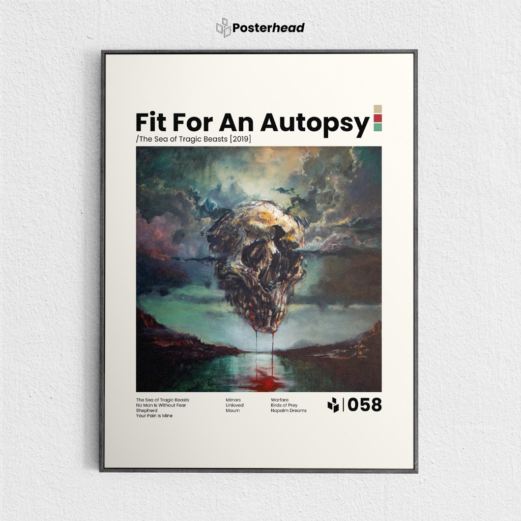 Poster Fit For An Autopsy - The Sea Of Tragic Beast - Frameblock - Posterhead