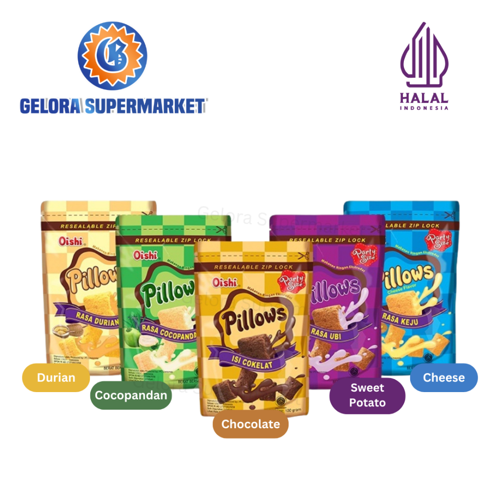 

Oishi Pillow 100 Gr - Gelora Supermarket