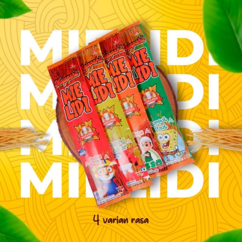 

Baru Mie Lidi Karakter Isi 12 Pcs | Kemasan Baru Kekinian Bisa Cod