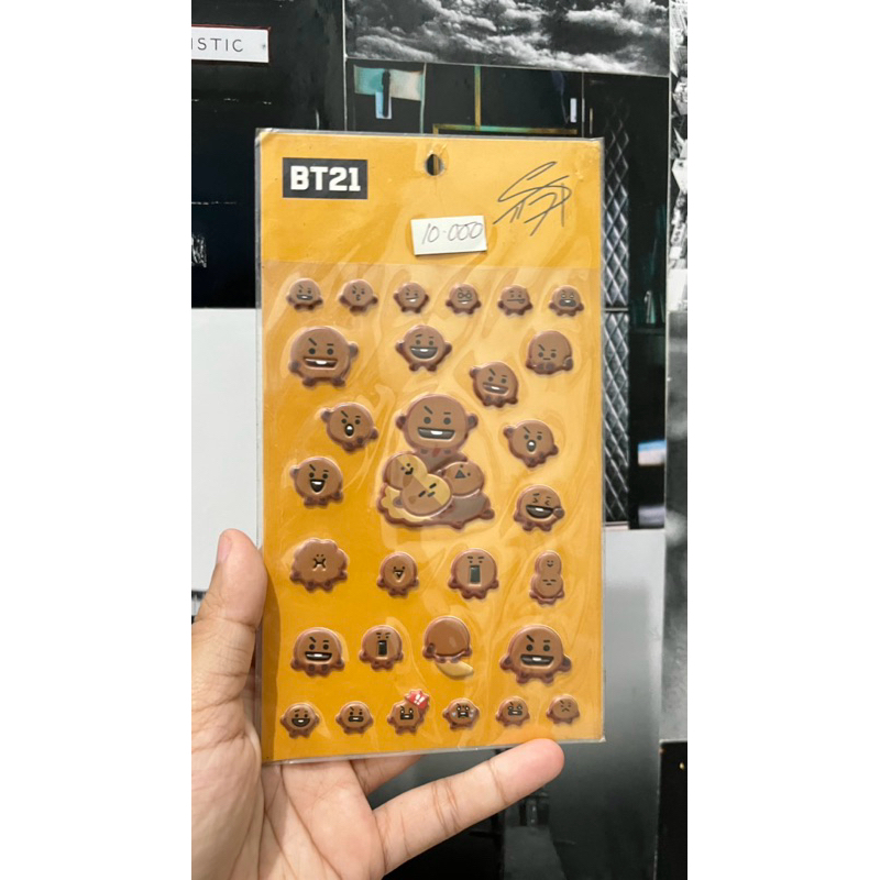 

sticker 3D BT 21 BTS