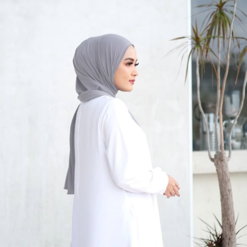 Pasmina instan Jersy - kerudung pasmina kaos jersy - pasmina instan - Kerudung muslimah