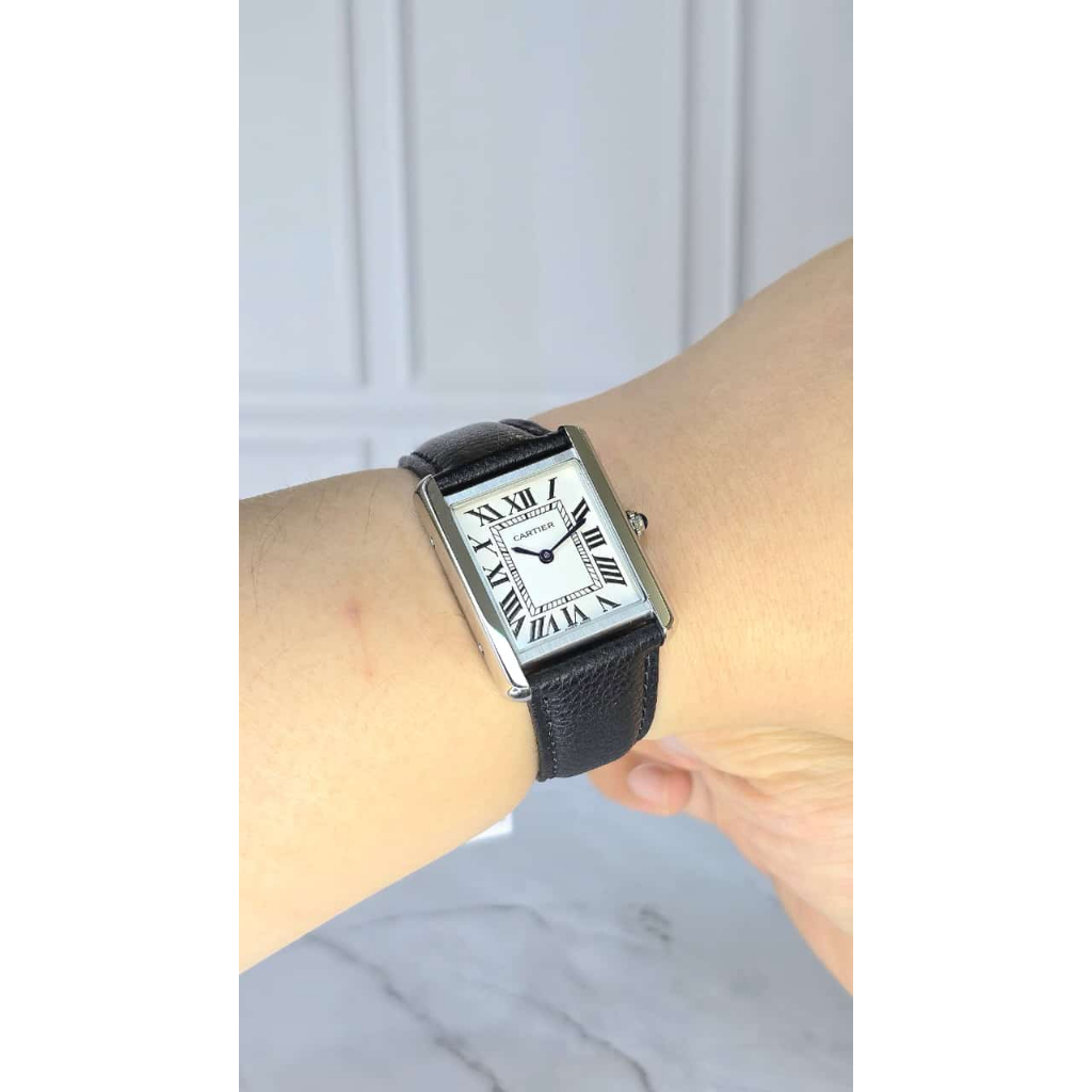 Jam tangan Cartier Tank 27 mm Quartz Full set