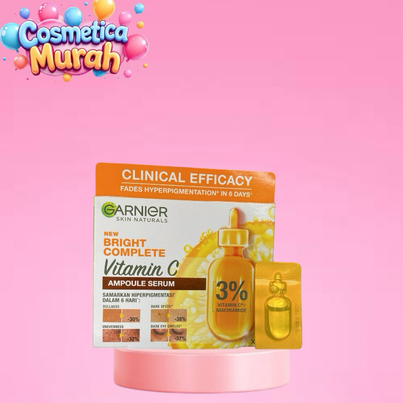 cc,ox] GARNIER SERUM AMPOLE 1.5 ML BRIGHTENING VITAMIN C SERUM - GARNIER VITAMIN C