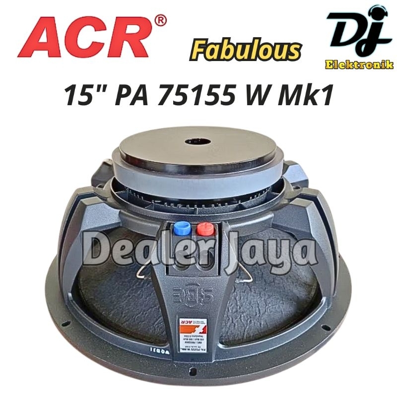 Speaker Komponen ACR PA 75155 W Mk1 / PA75155 W Mk 1 - 15 inch (Fabulous)