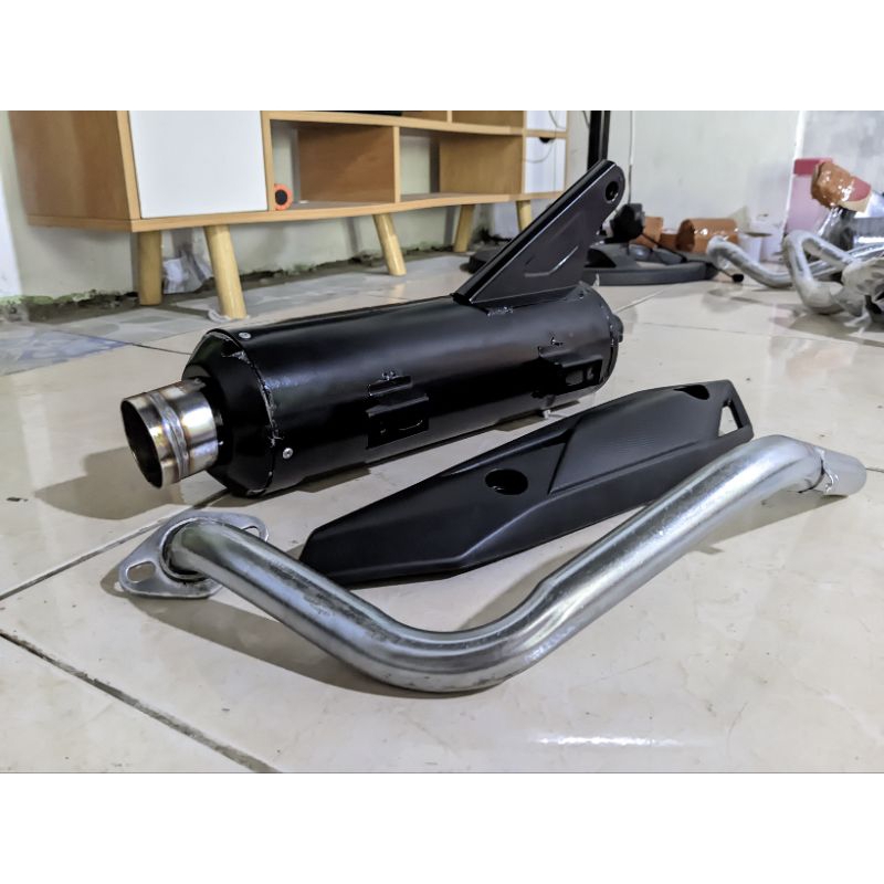 BEST SELLER TERLARIS KNALPOT ORIGINAL STANDAR RACING FULL SET PLUS TAMENG TUNGGAL PASANG PEMAKAIAN M