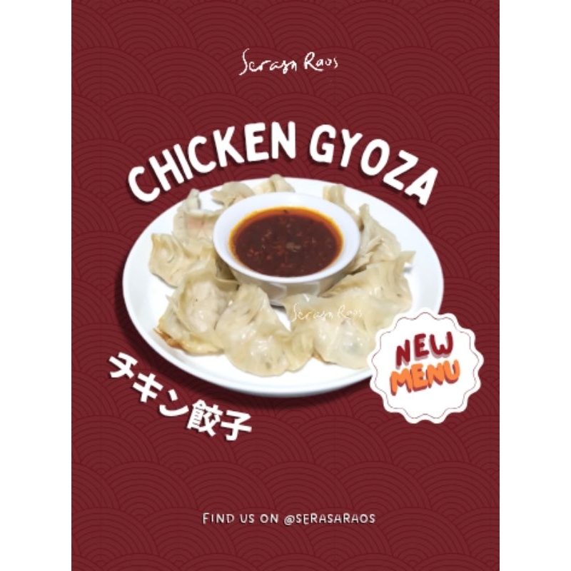 

SERASA RAOS : CHICKEN GYOZA DIMSUM AYAM KEJU CHEESE
