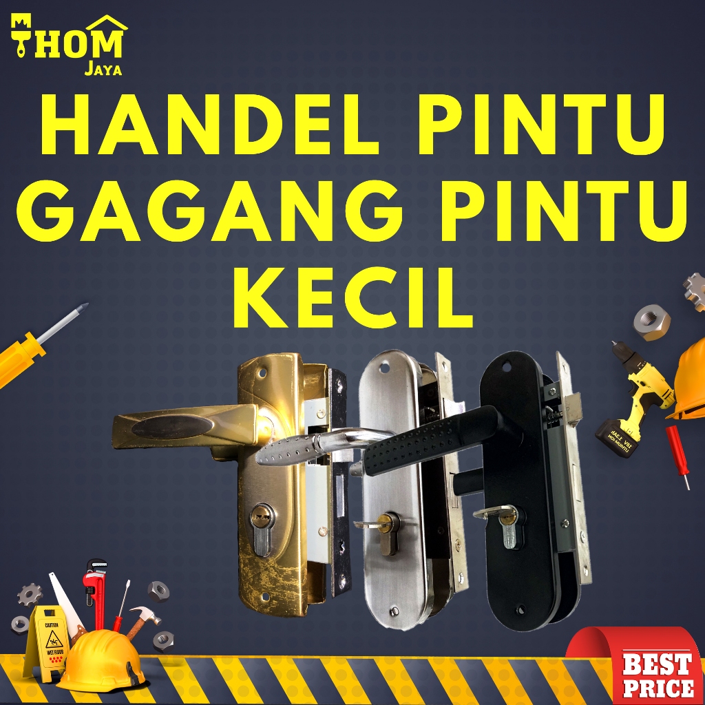 SET KUNCI PINTU KECIL / SET HANDEL PINTU KECIL / HANDEL PINTU RUMAH KECIL / GAGANG PINTU RUMAH KECIL