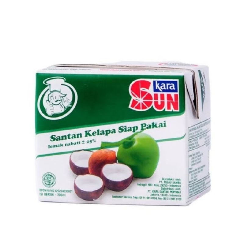

Sun kara 200ml santan kelapa instan