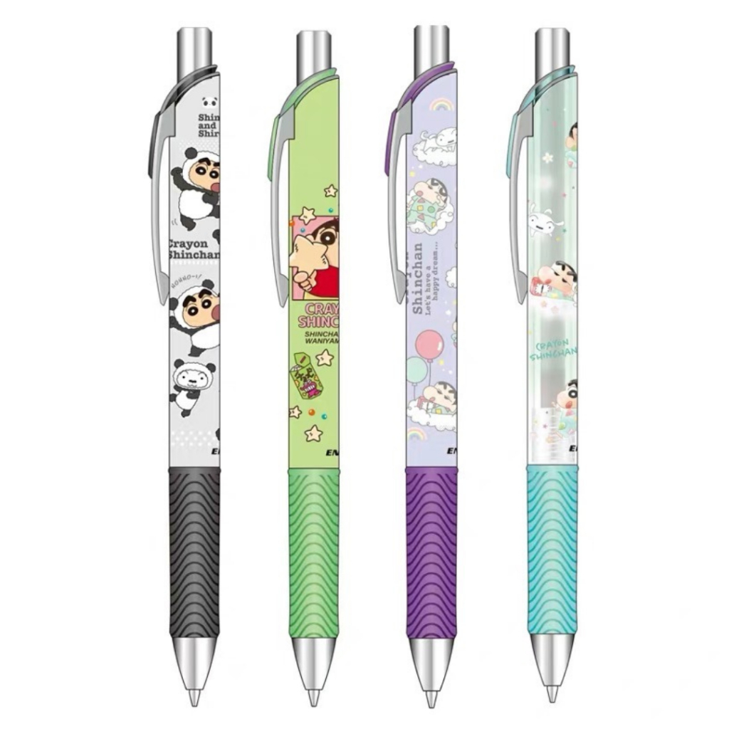 

Pentel EnerGel Crayon ShinChan Chocobi Shiro 2025 Gel Ink Pen 0.5mm Pulpen Limited Edition