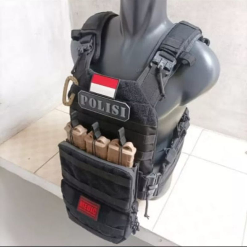 Body vest nakula Rompi Brimob plate kevlar Rompi taktis Tactical Vest Figther