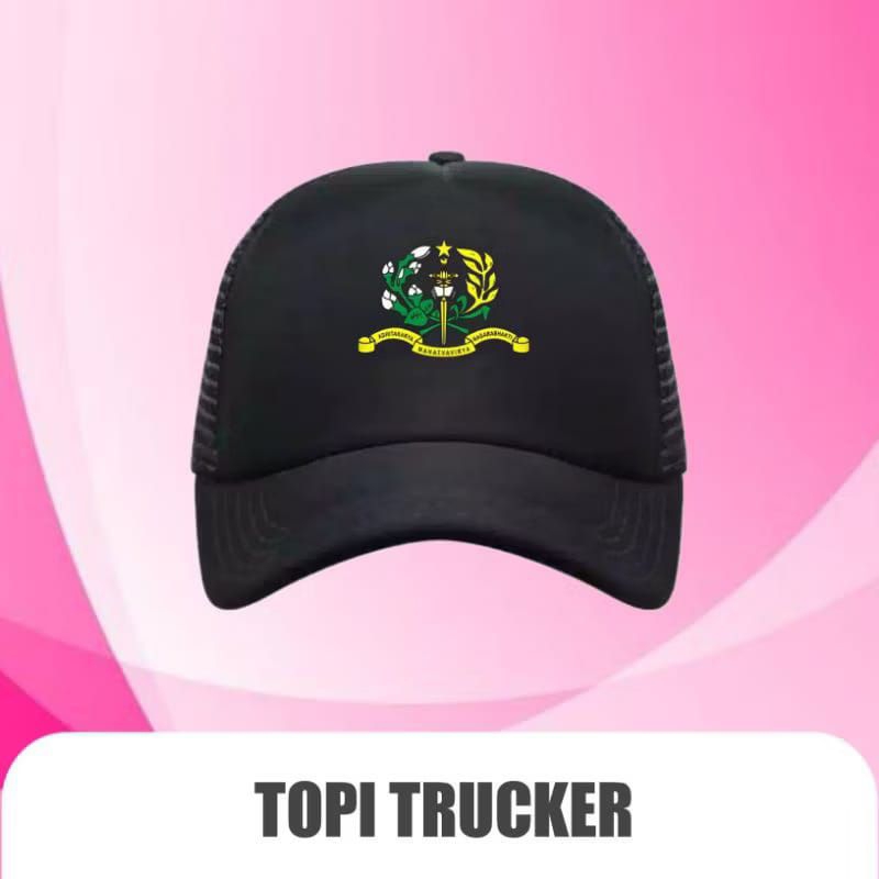 TOPI TRUCKER JARING AKMIL LOGO PENDIDIKAN